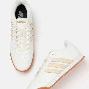 Adidas men Striped round toe Soule Leather Sneakers