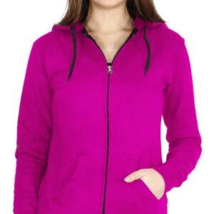 Women full sleeve Solid hooded Sweatshirt