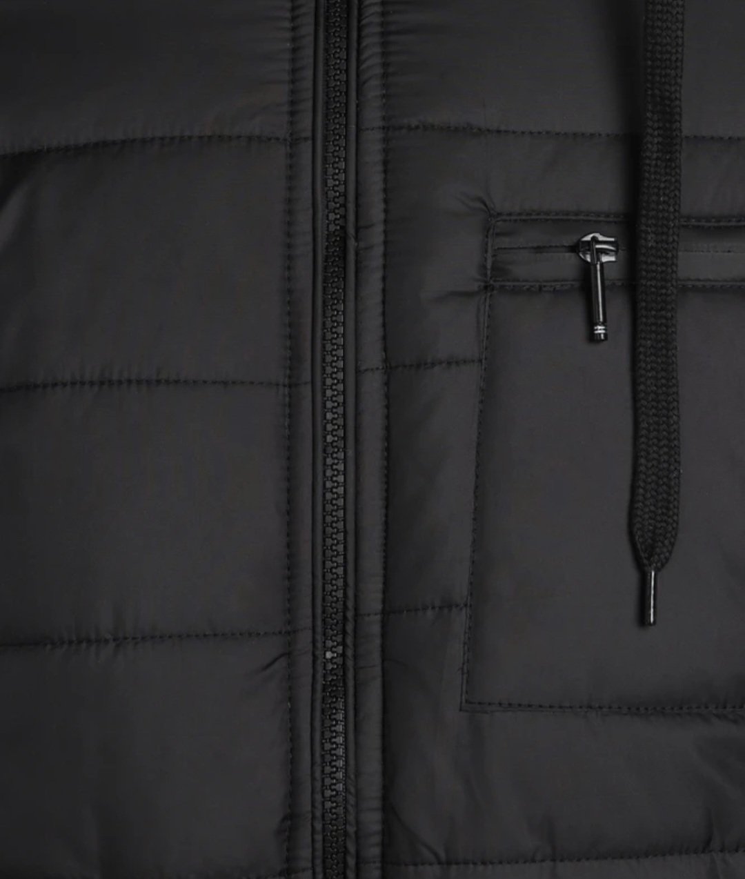 Men Solid Quilted Jacket - Image 6