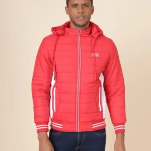 Men Solid Quilted Jacket