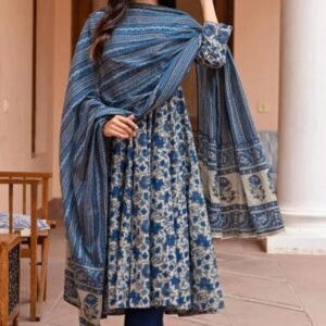 Women viscose Rayon kurta  pant Dupatta set