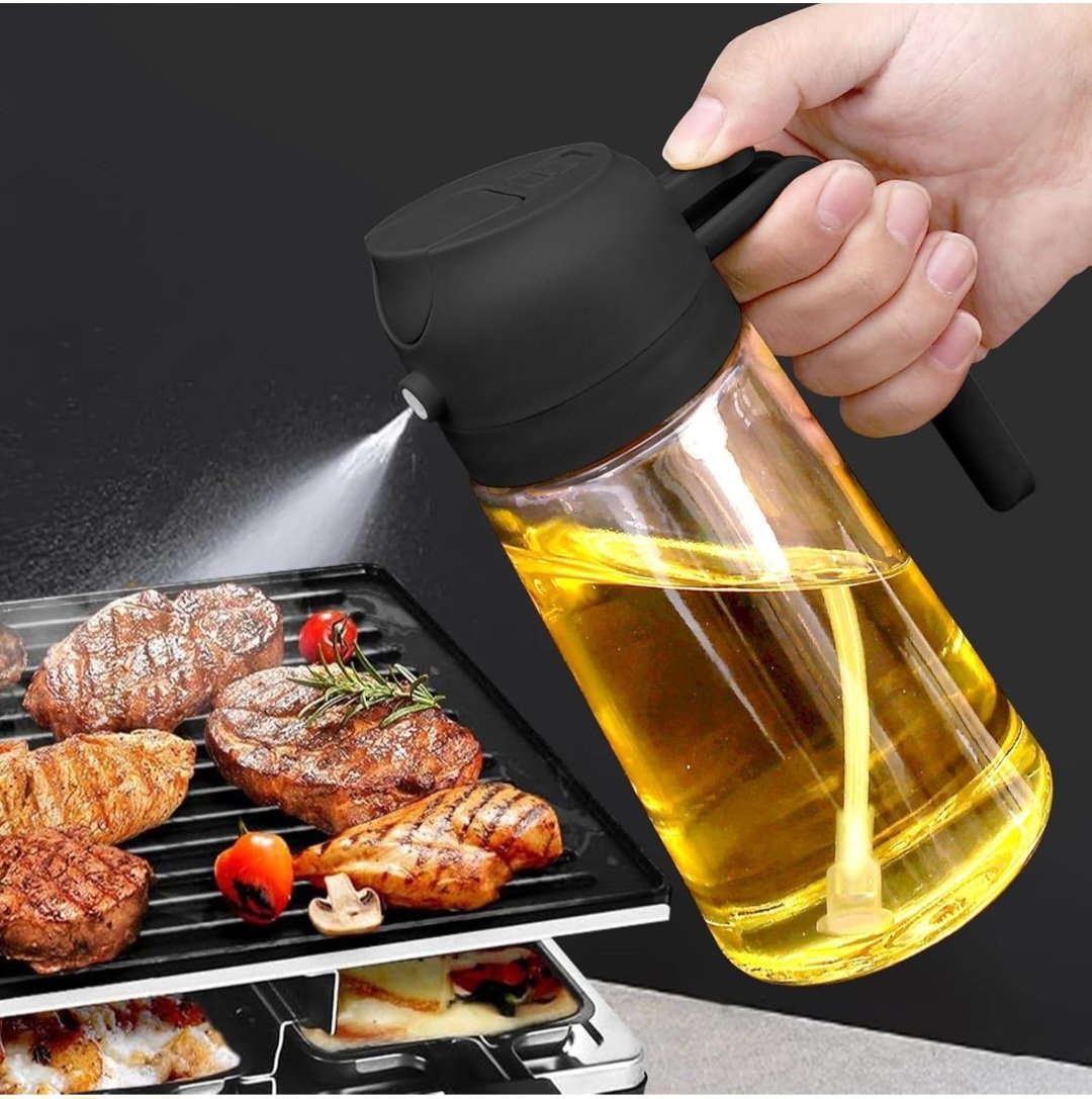 Misamo Enterprise Glass oil Sprayer and Dispenser Bottle - Image 2