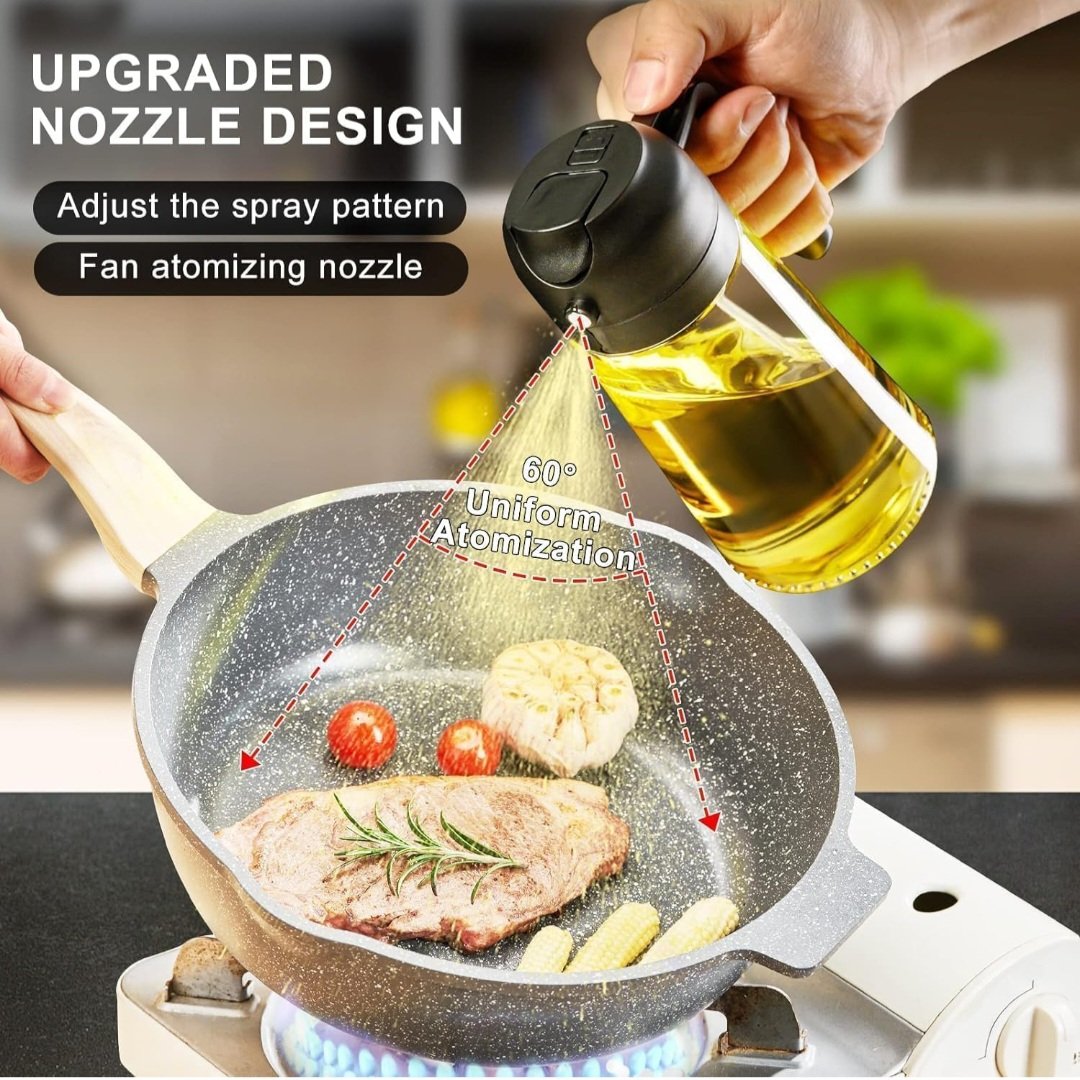 Misamo Enterprise Glass oil Sprayer and Dispenser Bottle - Image 5