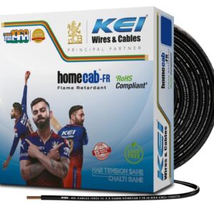 FR PVC 1q/mm Black 90 m wire
