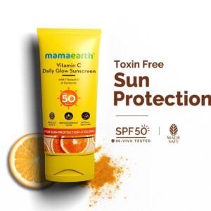 mamaearth Vitamin C Daily glow sunscreen spf 50