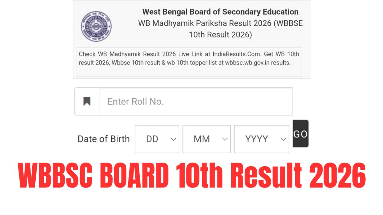 WBBSE Board Class 10th Result 2026